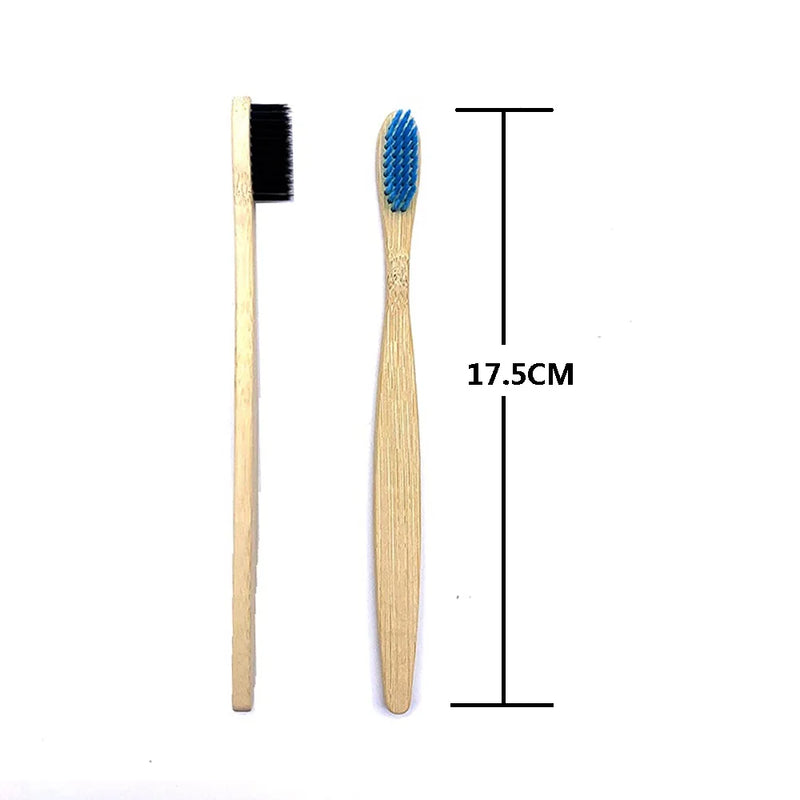 Escovas de dentes de bambu portátil