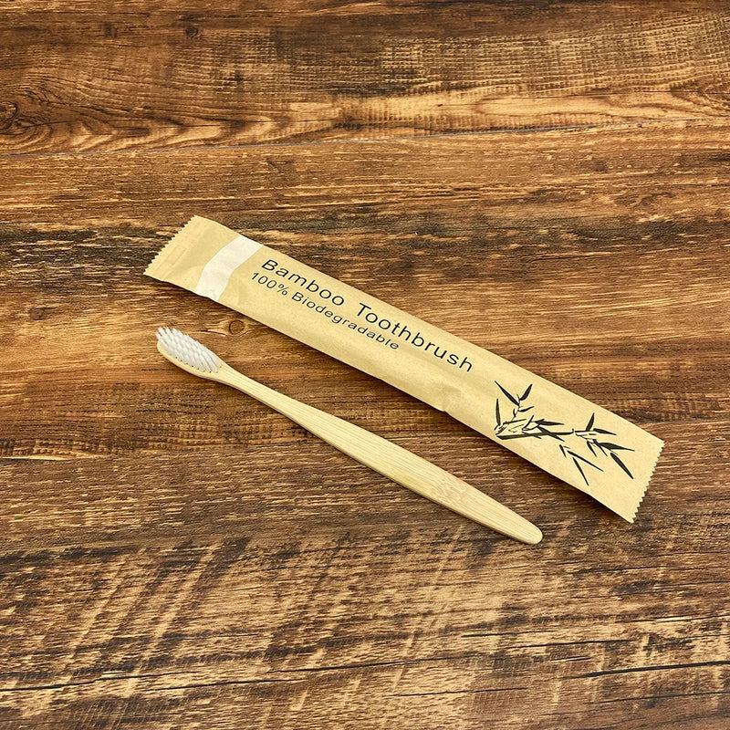 Escovas de dentes de bambu portátil